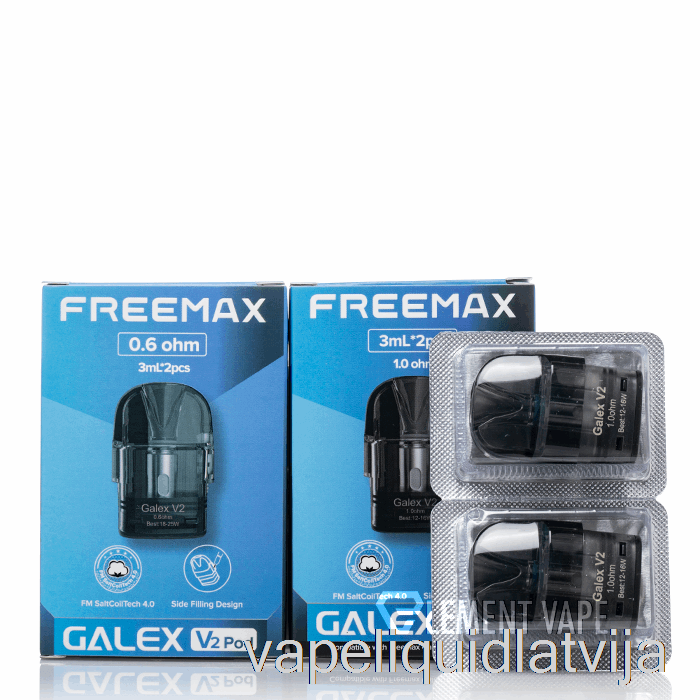 Freemax Galex V2 Rezerves Pods 0.8ohm Galex V2 Pods Vape šķidrums